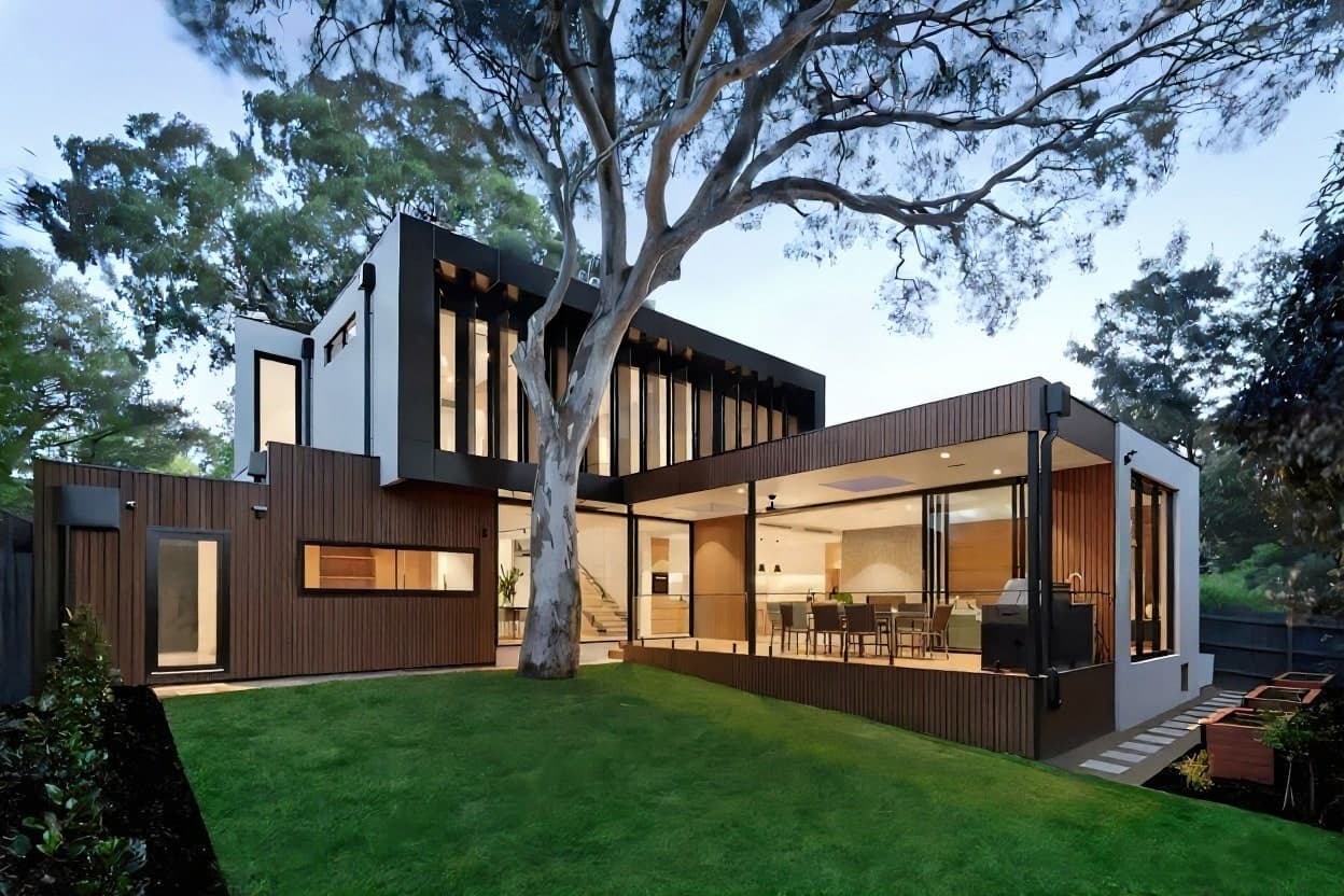 Luxury home — after digital enhancement