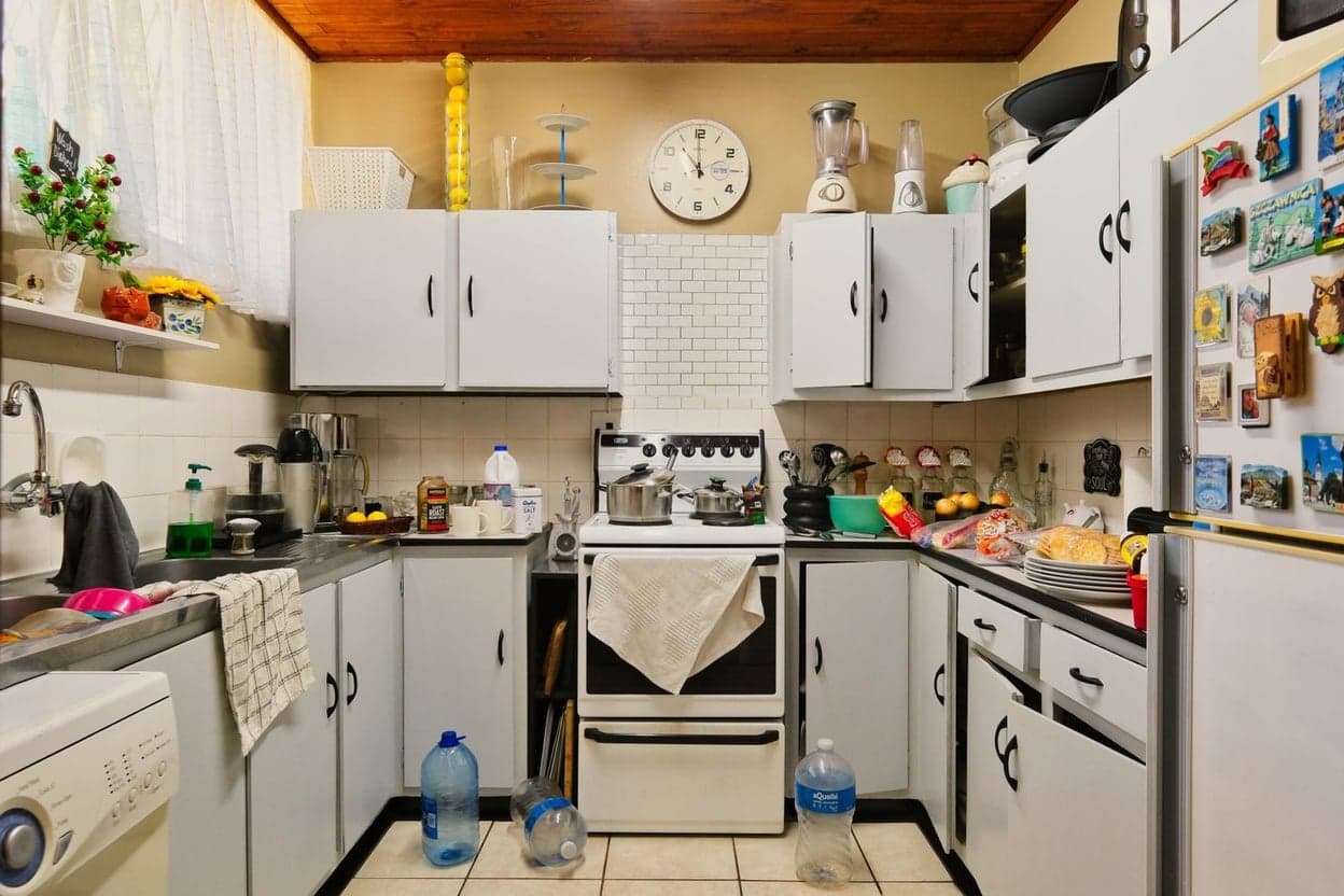 Kitchen — before digital enhancement