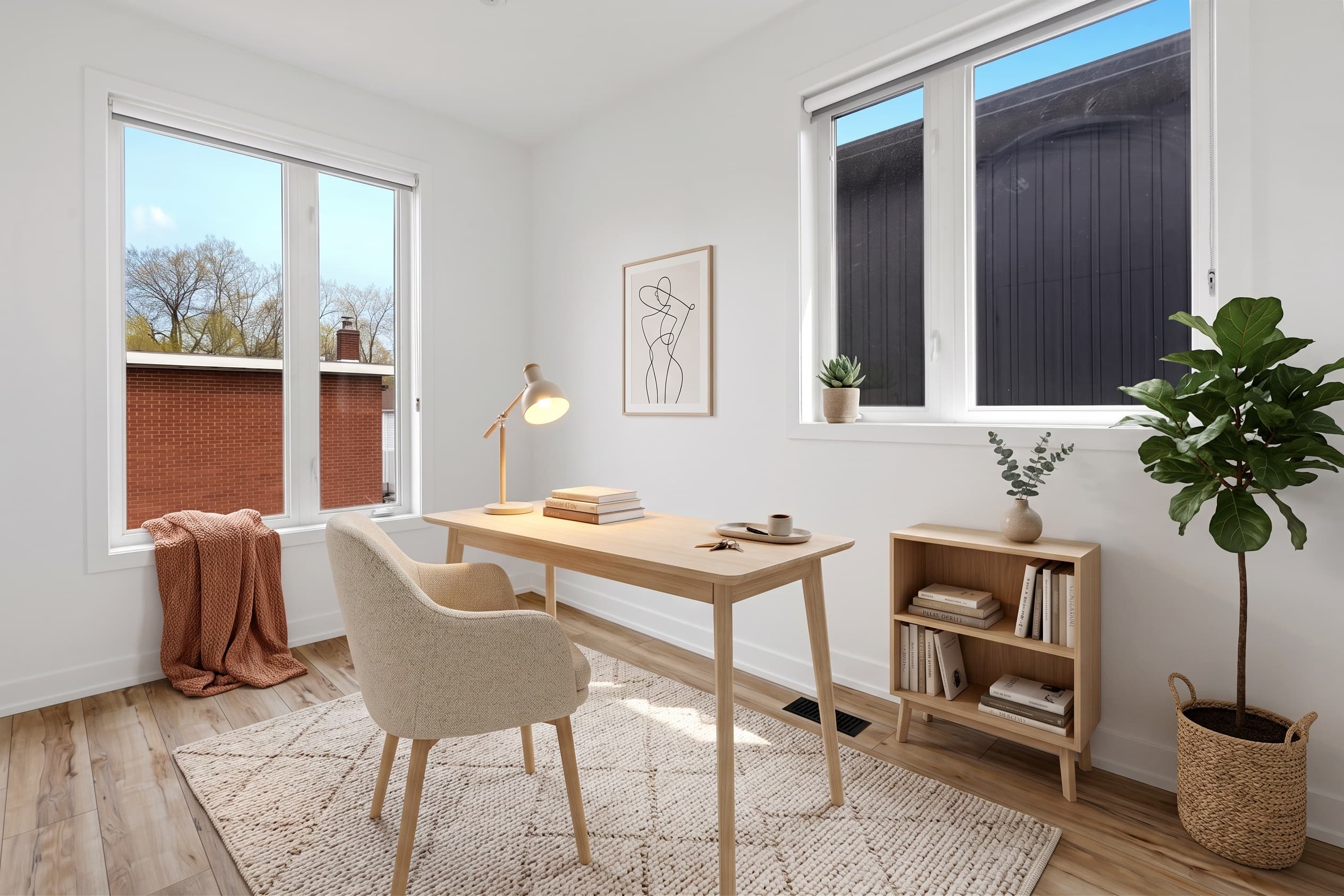 Home office — after staging