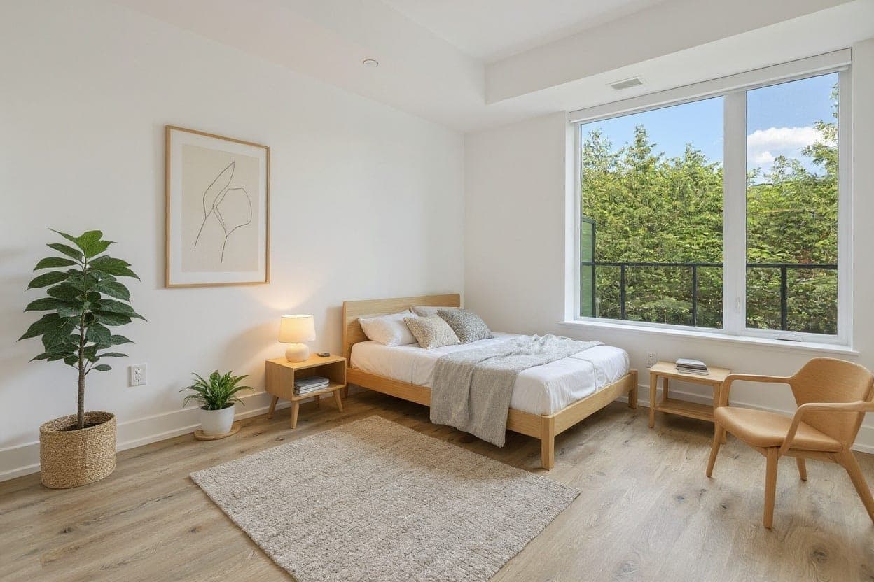 Small bedroom — after staging